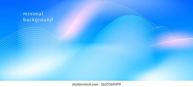 The blue and light blue background, which gives a brighter and more relaxing feeling, creates an atmosphere of flow and balance.