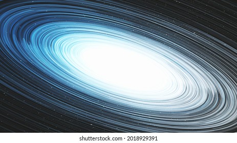  Blue Light Black Hole on Galaxy Background.planet and physics concept design,vector illustration.