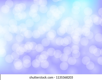 blue light bokeh background