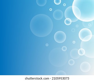 Blue light bubble galaxy sky soft pastel background