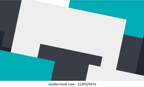 BLUE light colorful abstract vector background, consisting of boxes. Pattern with a colored box with a white background.