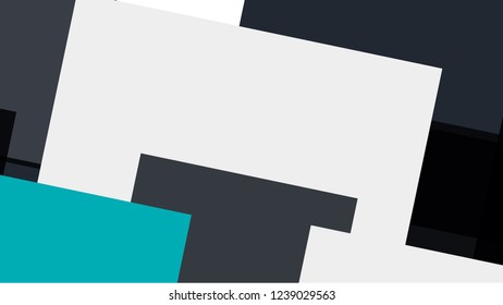 BLUE light colorful abstract vector background, consisting of boxes. Pattern with a colored box with a white background.