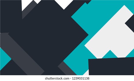 BLUE light colorful abstract vector background, consisting of boxes. Pattern with a colored box with a white background.