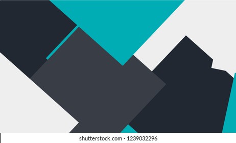 BLUE light colorful abstract vector background, consisting of boxes. Pattern with a colored box with a white background.