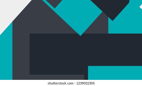 BLUE light colorful abstract vector background, consisting of boxes. Pattern with a colored box with a white background.