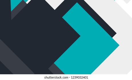 BLUE light colorful abstract vector background, consisting of boxes. Pattern with a colored box with a white background.