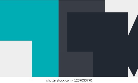 BLUE light colorful abstract vector background, consisting of boxes. Pattern with a colored box with a white background.