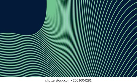 Imagen de Vector de fondo abstracto de líneas de curva de luz azul