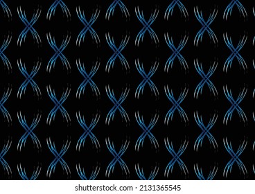 Blue light in the dark seamless pattern.