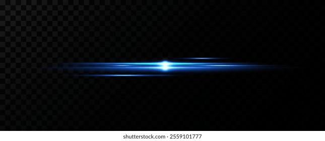 blue light and fast moving stripes on a black background.