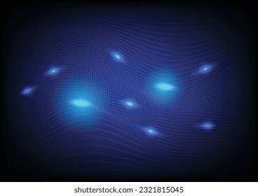 Blue light fiber optic speed line, futuristic background for  technology high-speed internet wireless data transmission, internet network concept.