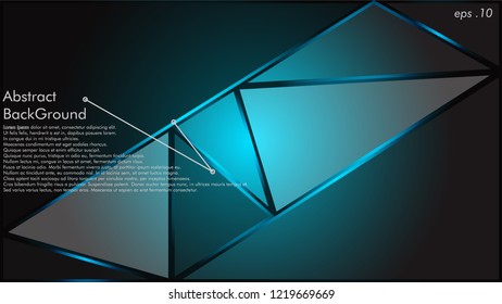 blue light geometric texture. Abstract background vector can be used in cover design, book design, website background, banner, poster, advertising.