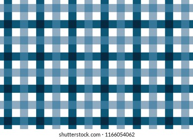 Blue and Light Blue Gingham Tablecloth Seamless Pattern 
