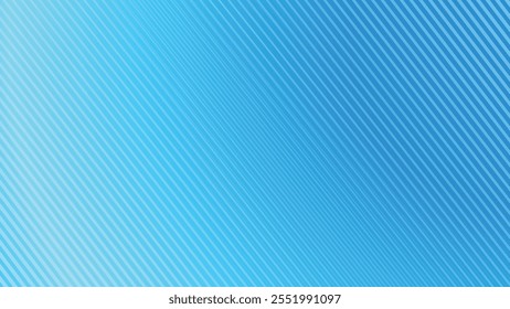 Blue light gradient with diagonal line abstract background for backdrop