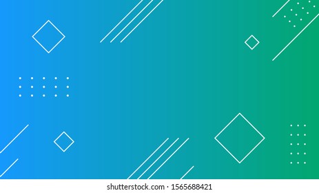 Blue Light  Gradient Geometric Line Shape Background Premium Vector Graphic Design