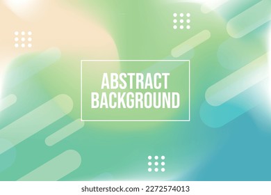 Blue and light green blurred background with modern abstract blurred pink gradient. Smooth template for your graphic design. Vector illustration