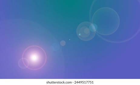 Blue and light green lense flare Abstract blurred background, For Web and Mobile Applications, business infographic and social media, modern decoration, art illustration template design.
