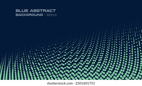 Blue light halftone abstract background for backdrop or presentation
