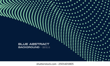 Blue light halftone abstract background for backdrop or presentation