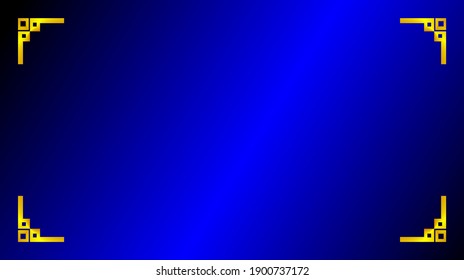 Blue light highlight gradient abstract background in 3d dark