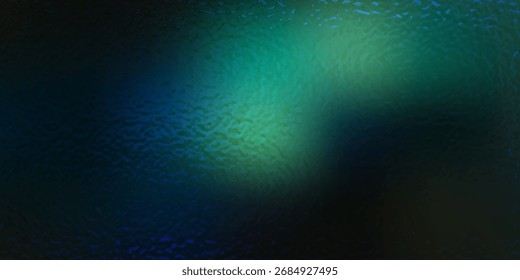 Filtraciones de luz azul y gradiente sobre un fondo abstracto granulado. La luz azul cálida colorida granulada se filtra sobre un fondo negro con una textura de polvo. eps10