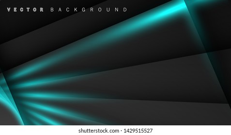 Blue light line shadow dark grey luxury background

