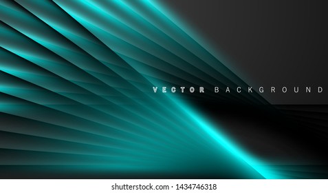 Blue light line shadow dark grey luxury background
