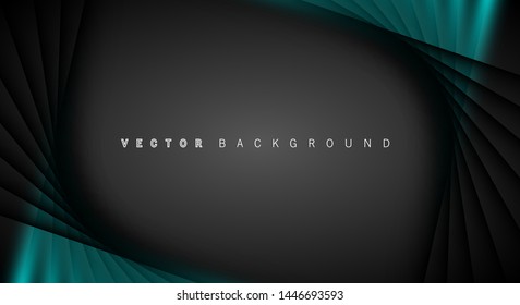 Blue light line shadow dark grey luxury background