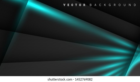 Blue light line shadow dark grey luxury background
