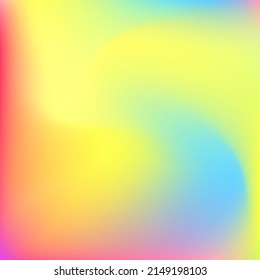 Blue Light Liquid Pink Smooth Surface. Blurred Curve Water Neon Dynamic Wallpaper. Wavy Fluid Color Rainbow Yellow Gradient Background. Purple Multicolor Happy Pastel Green Swirl Gradient Mesh.