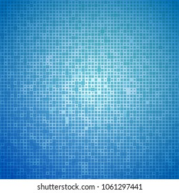 Blue light mosaic. Abstarct background Vector illustration.