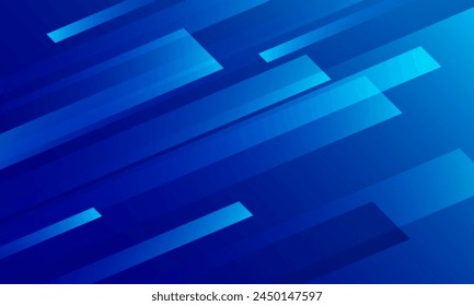 Blue light movement background with abstract shapes. Eps10 vector