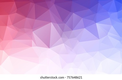 Blue Light Polygonal Low polygon Triangle Pattern Background