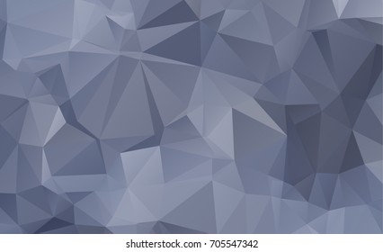 Blue Light Polygonal Mosaic Background, Vector illustration, Business Design wall background with vignette