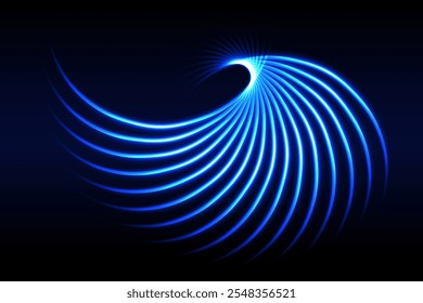 blue light ray sparkle, Abstract speed movement background