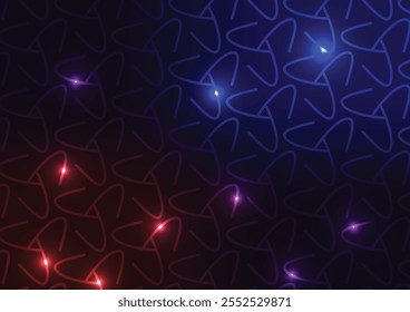 Blue light red dark purple graphic background vector illustration.