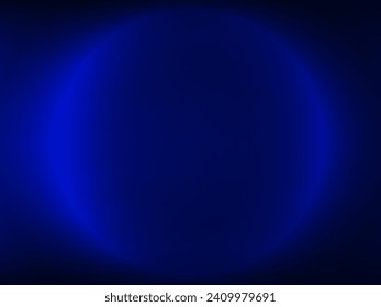 una luz azul brilla sobre un fondo negro, un fondo con círculos brillantes