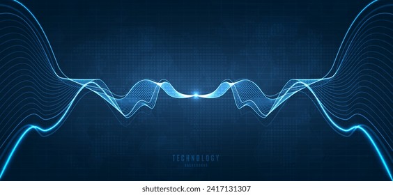 Blue light streak, fiber optic, speed line, futuristic background for 5g or 6g technology wireless data transmission, high-speed internet in abstract. internet network concept. vector design.