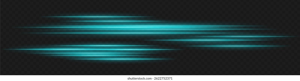 Blue light trails with offset layers express acceleration, urgency, and aggressive energy often seen in action-style digital visuals.