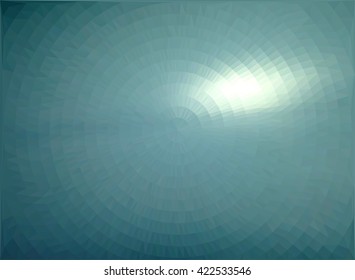 Blue light triangle circle abstract background