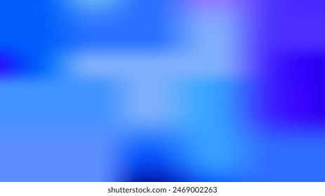 Blue and light blue vector gradient background with the image of underwater. Horizontal type.