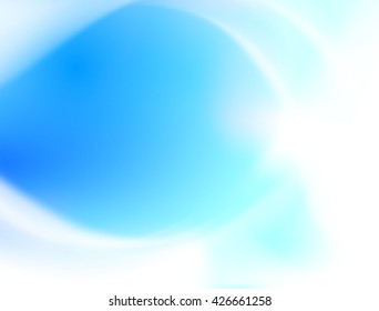 Blue Light Wave Abstract Background