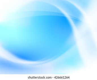 Blue Light Wave Abstract Background