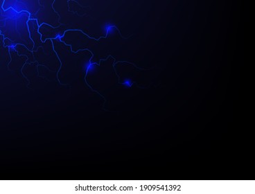 vector abstracto del fondo del perno de iluminación azul