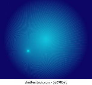 Blue lighting abstract