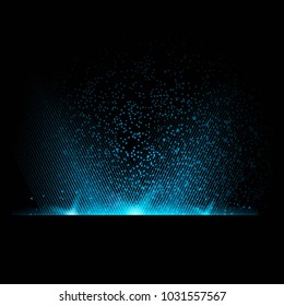 ilustración de iluminación azul 