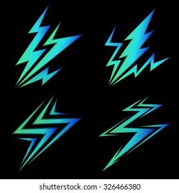 blue lightning bolt