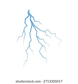 elemento de design de raio azul
