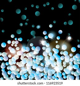 Blue lights background
