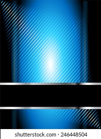 Blue line abstract background 
